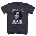 Breakfast Club-Anarchy-Navy Heather Adult S/S Tshirt - Coastline Mall