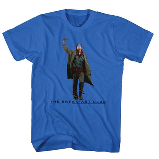 Breakfast Club-Fistpumpcutout-Royal Adult S/S Tshirt - Coastline Mall