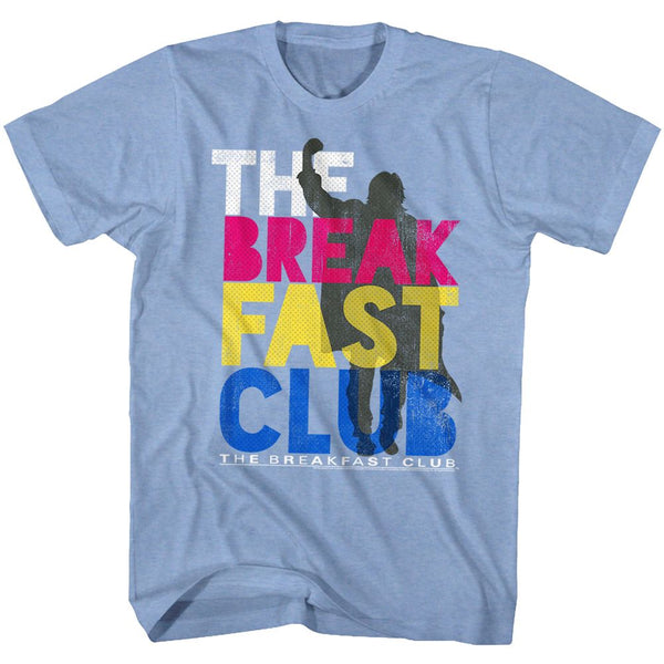 Breakfast Club-Colorforbreakfast-Light Blue Heather Adult S/S Tshirt - Coastline Mall