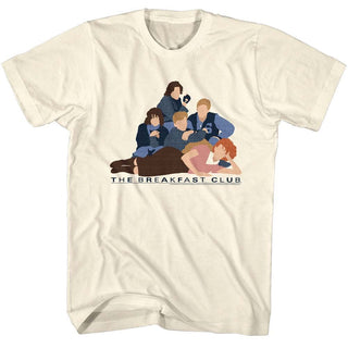 Breakfast Club-Vector Club-Natural Adult S/S Tshirt - Coastline Mall
