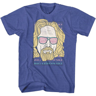 The Big Lebowski - Lgog Sunglasses | Royal Heather S/S Adult T-Shirt | Shirts & Tops - Coastline Mall