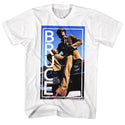 Bruce Lee-Bruce-White Adult S/S Tshirt - Coastline Mall