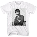 Bruce Lee-Smug-White Adult S/S Tshirt - Coastline Mall