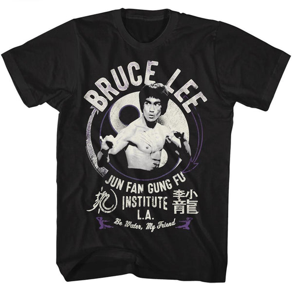 Bruce Lee-Junfangungfu-Black Adult S/S Tshirt - Coastline Mall