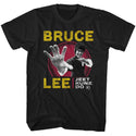 Bruce Lee-Bl Jkd-Black Adult S/S Tshirt - Coastline Mall
