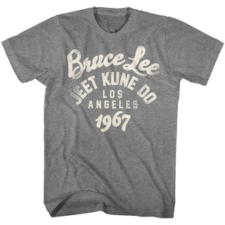 Bruce Lee-Be Water 67-Graphite Heather Adult S/S Tshirt - Coastline Mall