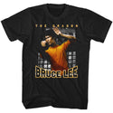 Bruce Lee-The Dragon-Black Adult S/S Tshirt - Coastline Mall
