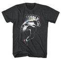 Bruce Lee-Splat Kick-Black Heather Adult S/S Tshirt - Coastline Mall