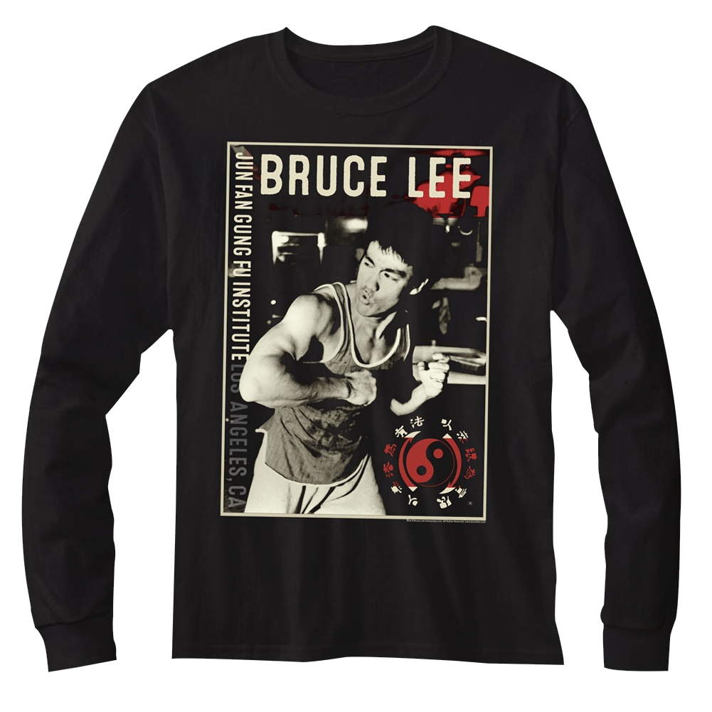 Bruce Lee - Bruce | Black L/S Adult T-Shirt