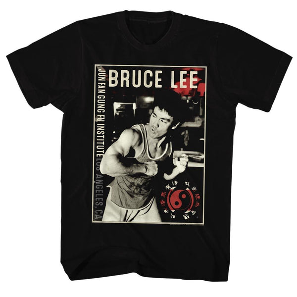 Bruce Lee-Bruce-Black Adult S/S Tshirt - Coastline Mall