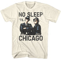 The Blues Brothers Blues-The Blues Brothers No Sleep-Natural Adult S/S Tshirt