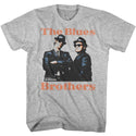 The Blues Brothers-The Blues Brothers Blues Bros-Gray Heather Adult S/S Tshirt