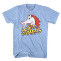 Bill And Ted-Stallyns-Light Blue Heather Adult S/S Tshirt - Coastline Mall