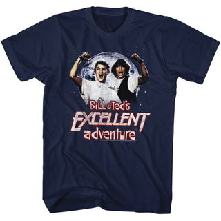 Bill And Ted-Excellent-Navy Adult S/S Tshirt - Coastline Mall