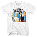 Bill And Ted-Comic-White Adult S/S Tshirt - Coastline Mall