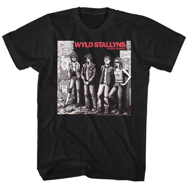 Bill And Ted-Wyld Stallyns-Black Adult S/S Tshirt - Coastline Mall