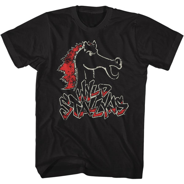 Bill And Ted-Stallions-Black Adult S/S Tshirt - Coastline Mall