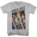 Bill And Ted-Excellent-Gray Heather Adult S/S Tshirt - Coastline Mall