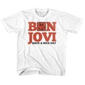 Bon Jovi-Have A Nice Day-White Toddler-Youth S/S Tshirt - Coastline Mall