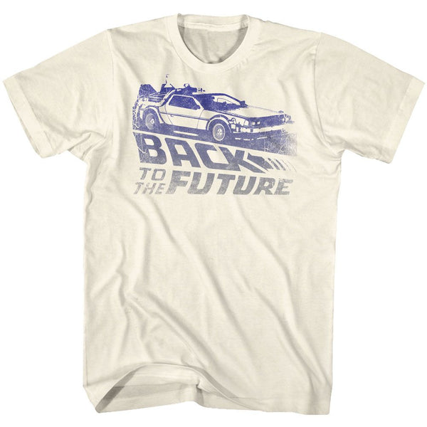 Back To The Future-Future Fade-Natural Adult S/S Tshirt - Coastline Mall