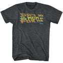 Back To The Future-Say Hi-Black Heather Adult S/S Tshirt - Coastline Mall