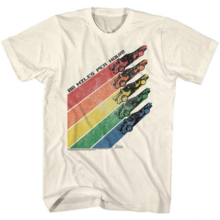 Back To The Future-Rainbow-Natural Adult S/S Tshirt - Coastline Mall
