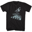 Back To The Future-The Clock Tower-Black Adult S/S Tshirt - Coastline Mall