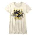 Back To The Future-Glamour-Vintage White Ladies S/S Tshirt - Coastline Mall