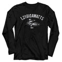Back To The Future-The B Team-Black Adult L/S Tshirt - Coastline Mall