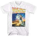 Back To The Future - This Time Logo White Adult Short Sleeve T-Shirt tee - Coastline Mall