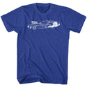 Back To The Future-Schematics-Royal Adult S/S Tshirt - Coastline Mall