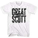 Back To The Future-Great Scott-White Adult S/S Tshirt - Coastline Mall