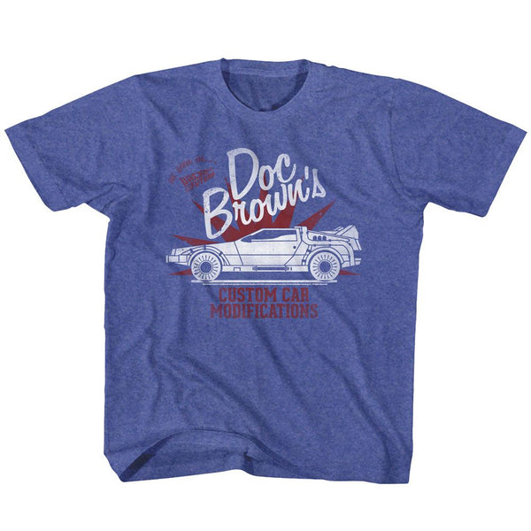 Back To The Future-Custom Stuff-Vintage Royal Toddler-Youth S/S Tshirt - Coastline Mall