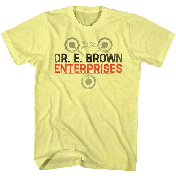 Back To The Future-Whio Dat Brown?-Yellow Heather Adult S/S Tshirt - Coastline Mall