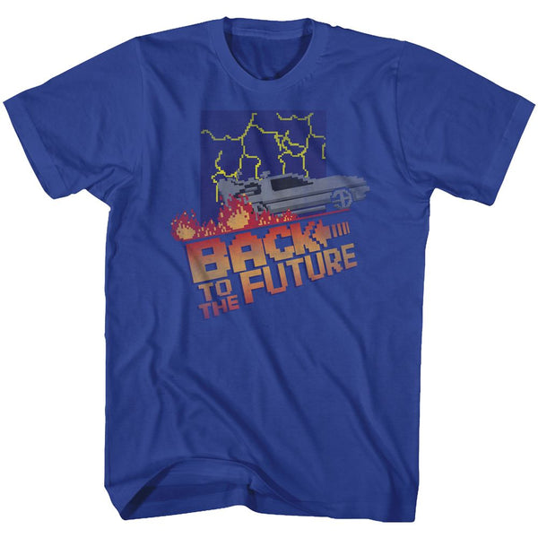 Back To The Future-Nes Cover-Royal Adult S/S Tshirt - Coastline Mall