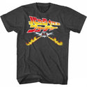 Back To The Future-Back To Japan-Black Heather Adult S/S Tshirt - Coastline Mall
