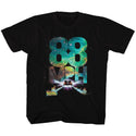 Back To The Future-Galactic Speed-Black Toddler-Youth S/S Tshirt - Coastline Mall