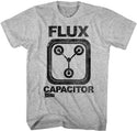 Back To The Future-Flux Capacitor-Gray Heather Adult S/S Tshirt - Coastline Mall