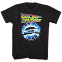Back To The Future-Out Of Time-Black Adult S/S Tshirt - Coastline Mall