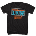 Back To The Future-Neon-Black Adult S/S Tshirt - Coastline Mall