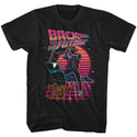 Back To The Future-Synthwave Future-Black Adult S/S Tshirt - Coastline Mall