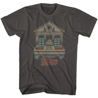 Back To The Future-Faded-Smoke Adult S/S Tshirt - Coastline Mall