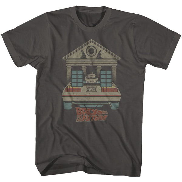 Back To The Future-Faded-Smoke Adult S/S Tshirt - Coastline Mall