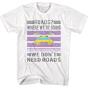 Back To The Future - Retro | White S/S Adult T-Shirt | Shirts & Tops - Coastline Mall
