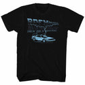 Back To The Future-Ride The Lightning-Black Adult S/S Tshirt - Coastline Mall