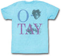 Buckwheat-Mo Otay-Light Blue Heather Adult S/S Tshirt - Coastline Mall