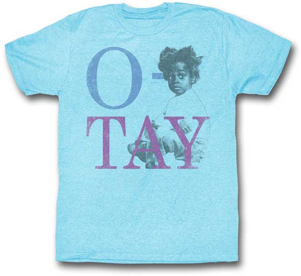 Buckwheat-Mo Otay-Light Blue Heather Adult S/S Tshirt - Coastline Mall