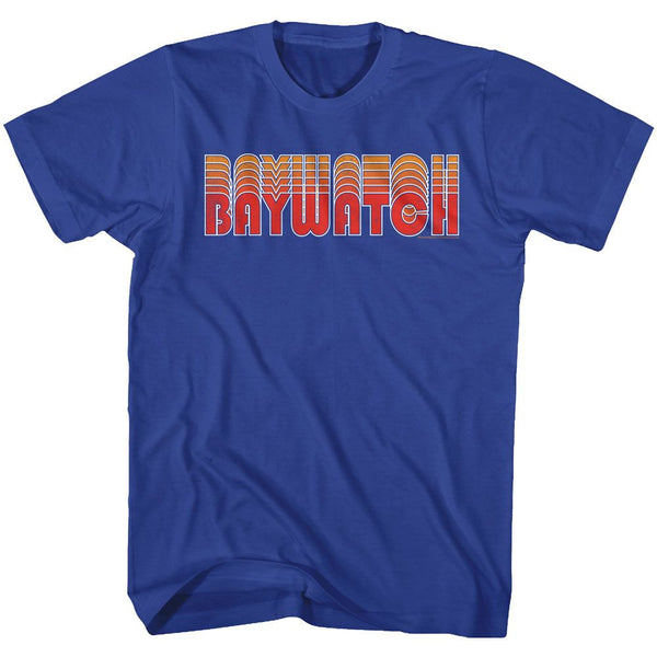 Baywatch-Baywatch X6-Royal Adult S/S Tshirt - Coastline Mall