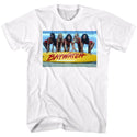 Baywatch-Surf Goals-White Adult S/S Tshirt - Coastline Mall
