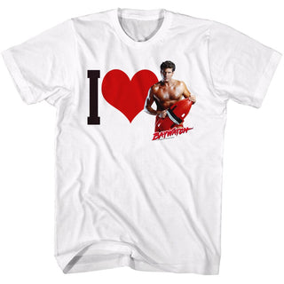 Baywatch-Hearthoff-White Adult S/S Tshirt - Coastline Mall